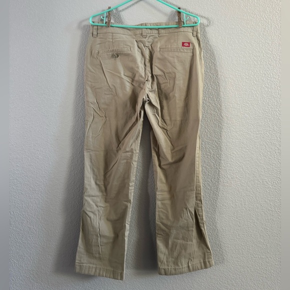 Dickies Khaki Relaxed Women’s Pants - Picture 2 of 6